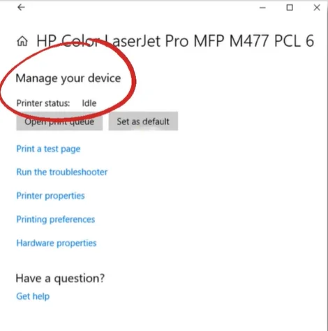 Fix HP Printer Offline